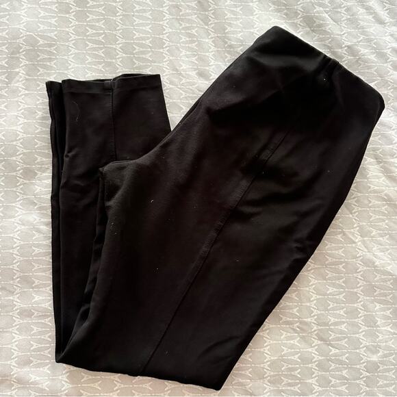 Black tahari casual capri leggings size M - Picture 4 of 7